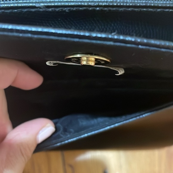 Monet Black Shoulder Crossbody leather bag - Picture 4 of 13